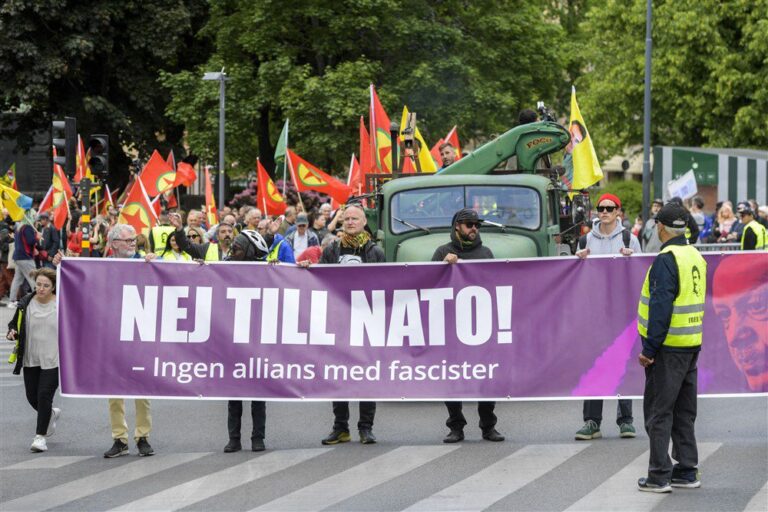Šimtai žmonių protestavo prieš naujus Švedijos kovos su terorizmu įstatymus