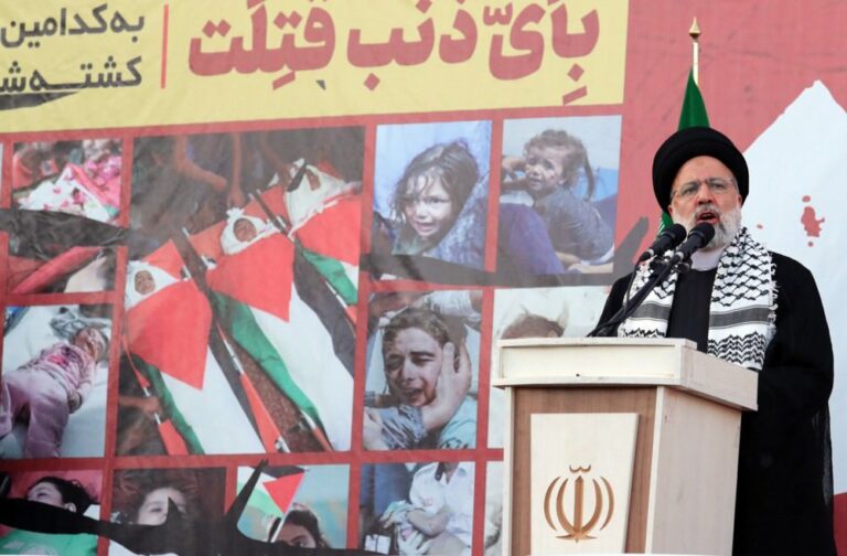 Irano prezidentas E. Raisi: JAV skatina Izraelį žudyti palestiniečius