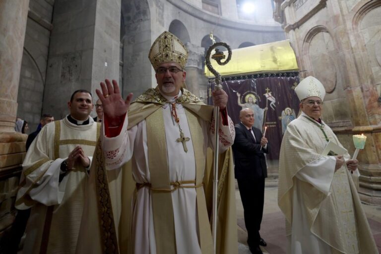 Jeruzalės lotynų patriarchas Pierbattista Pizzaballa įžengė į savo kardinolišką bažnyčią
