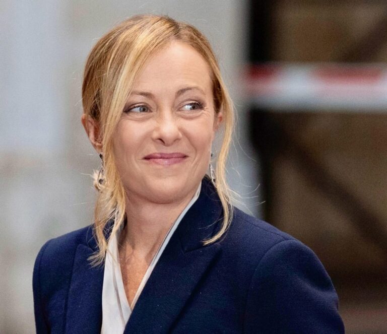 Italijos ministrė pirmininkė Giorgia Meloni: prekybos karas susilpnintų Vakarus