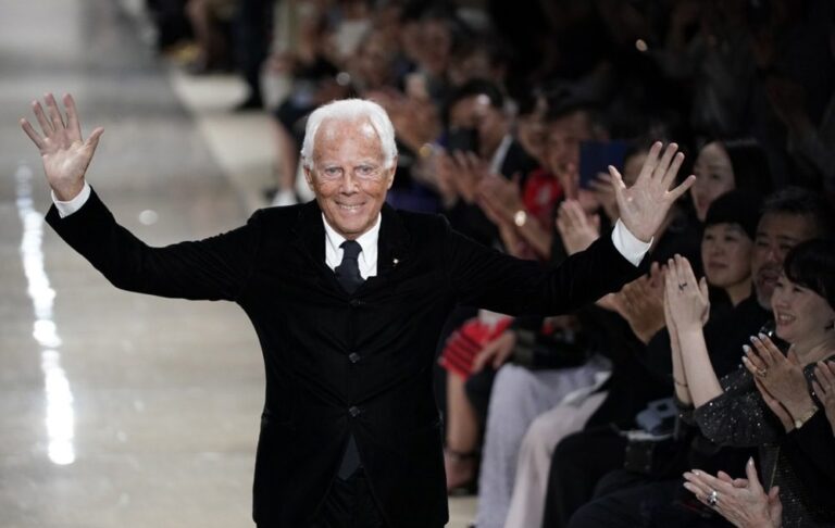 Italija atsisveikina su Giorgio Armani