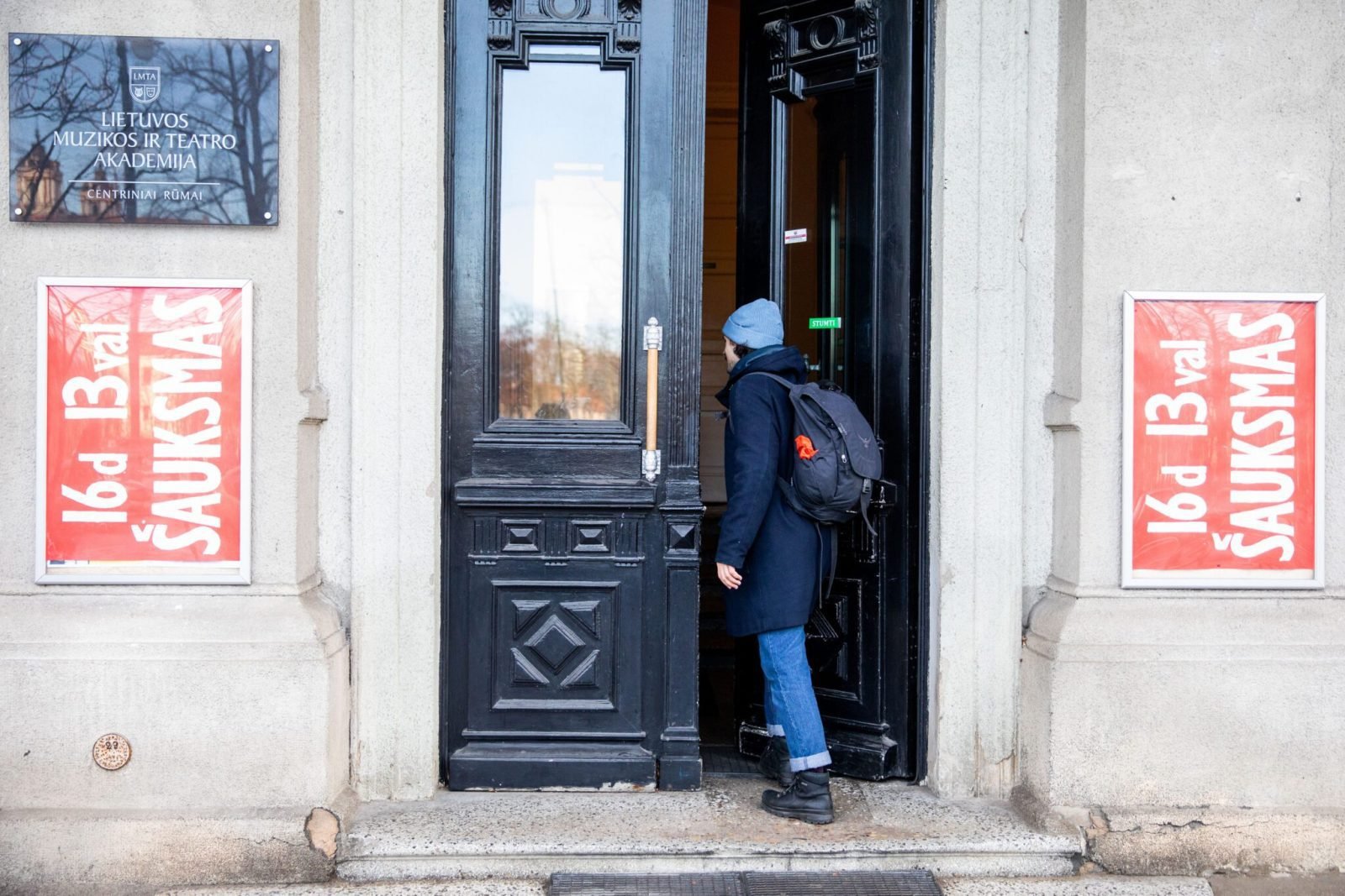 Lietuvos muzikos ir teatro akademijos studentas / BNS nuotr.