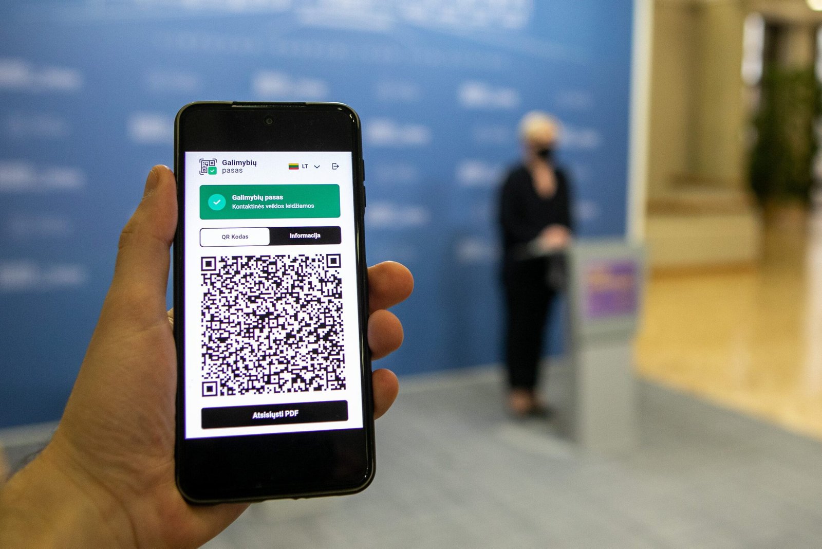 Galimybių pasas telefone / BNS nuotr.