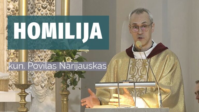 Kun. Povilo Narijausko homilija Dievo Gailestingumo savaitės atlaiduose