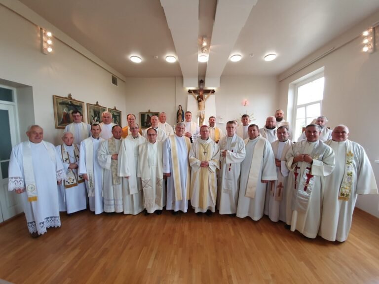Vyskupo Vincento Borisevičiaus kunigų seminarijoje vyko Telšių vyskupijos kunigų rekolekcijos