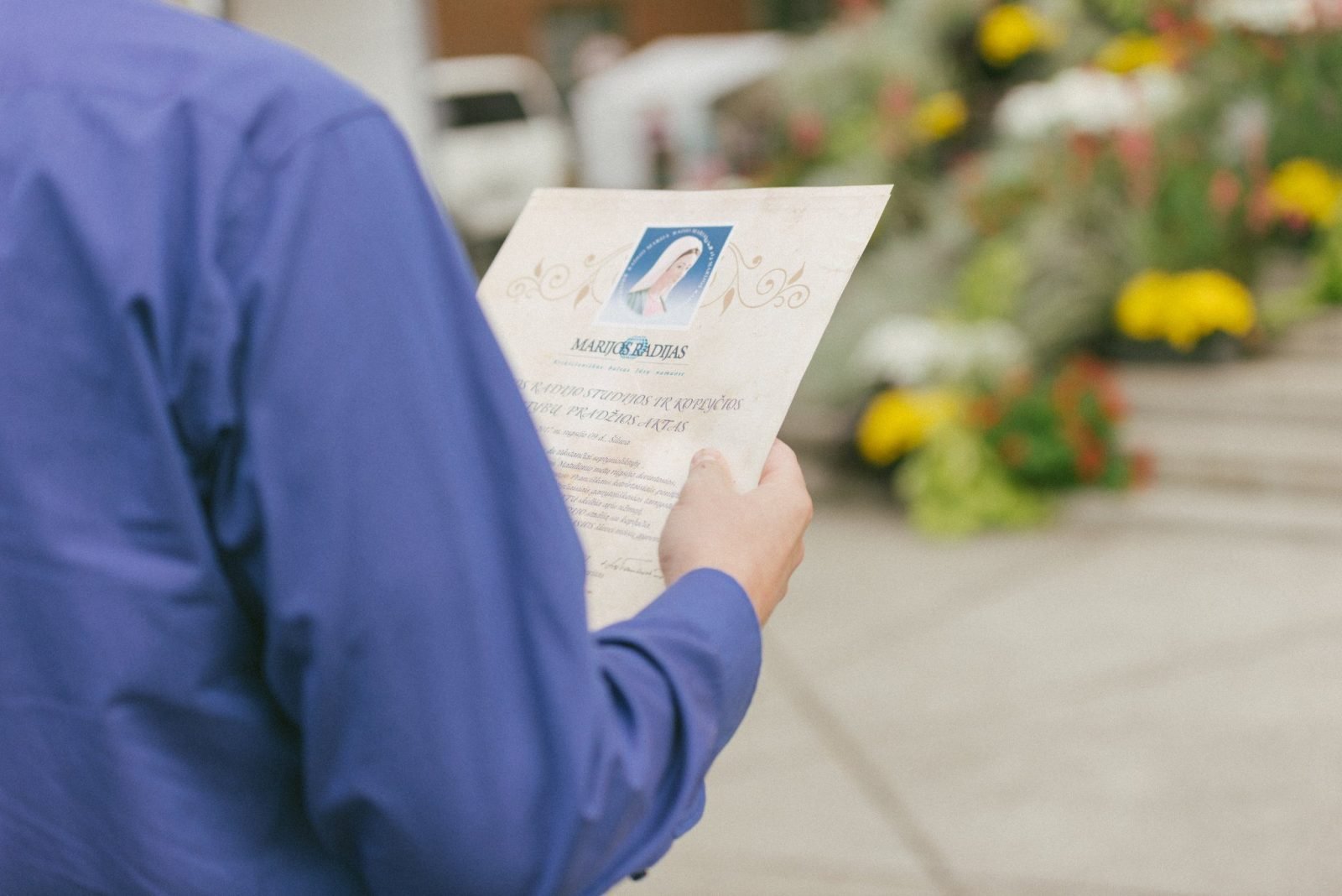 „Marijos radijo" šventinė akimirka / Kauno arkivyskupijos nuotr.