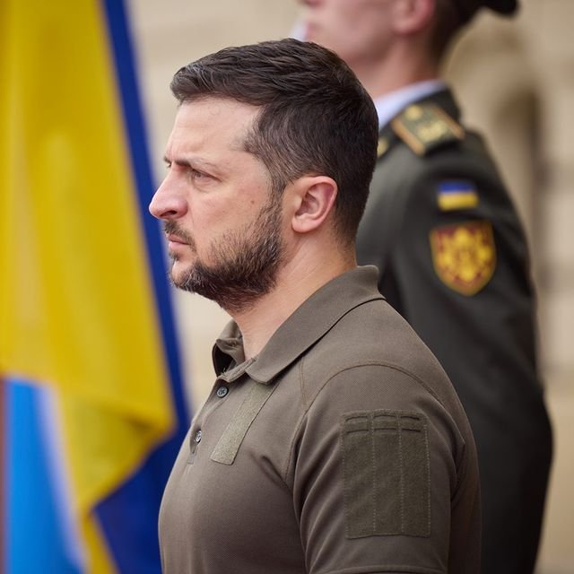 Ukrainos prezidentas Volodymyras Zelenskis / Soc. tinklų nuotr.