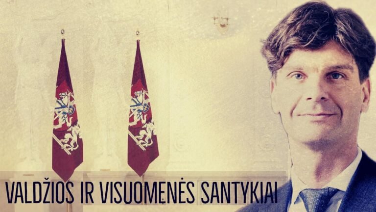 Valdžios ir visuomenės santykiai. Pokalbis su I. Vėgele