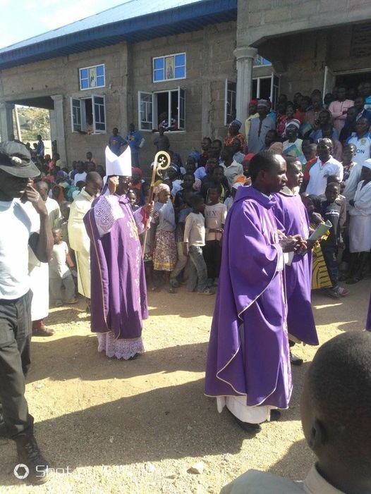 Nigerijos vyskupas Yakubu Kundi / Soc. tinklų nuotr.