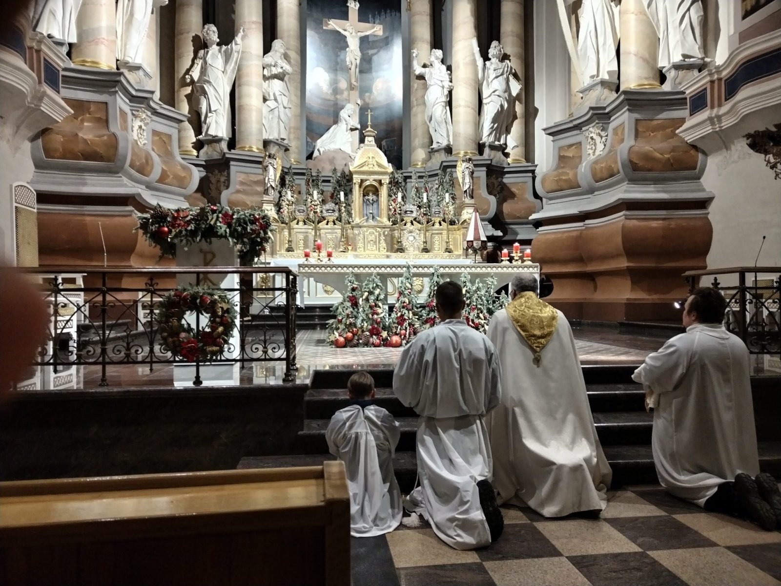 Šv. Mišių akimirka / Kauno arkivyskupijos nuotr.