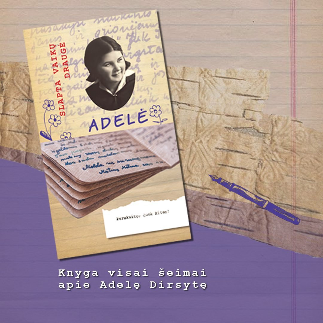 „Adelė. Slapta vaikų draugė“ – s. Danguolės Gervytės ir dailininkės Jūratės Tamošiūnaitė-Karašauskienė knyga / Knygos viršelis