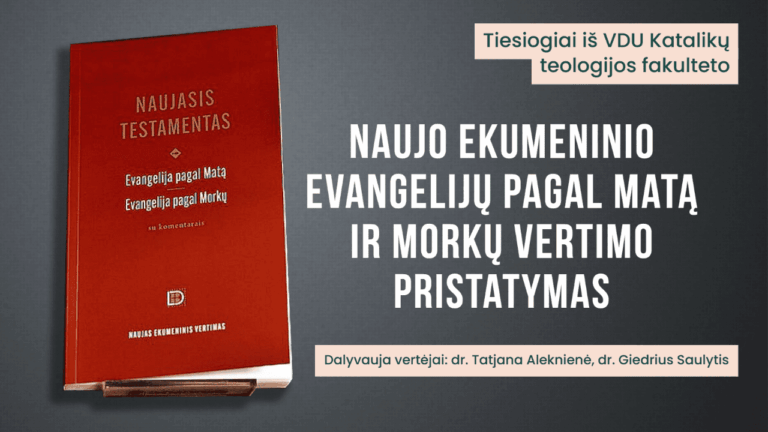 Evangelijų pagal Matą ir Morkų pristatymas