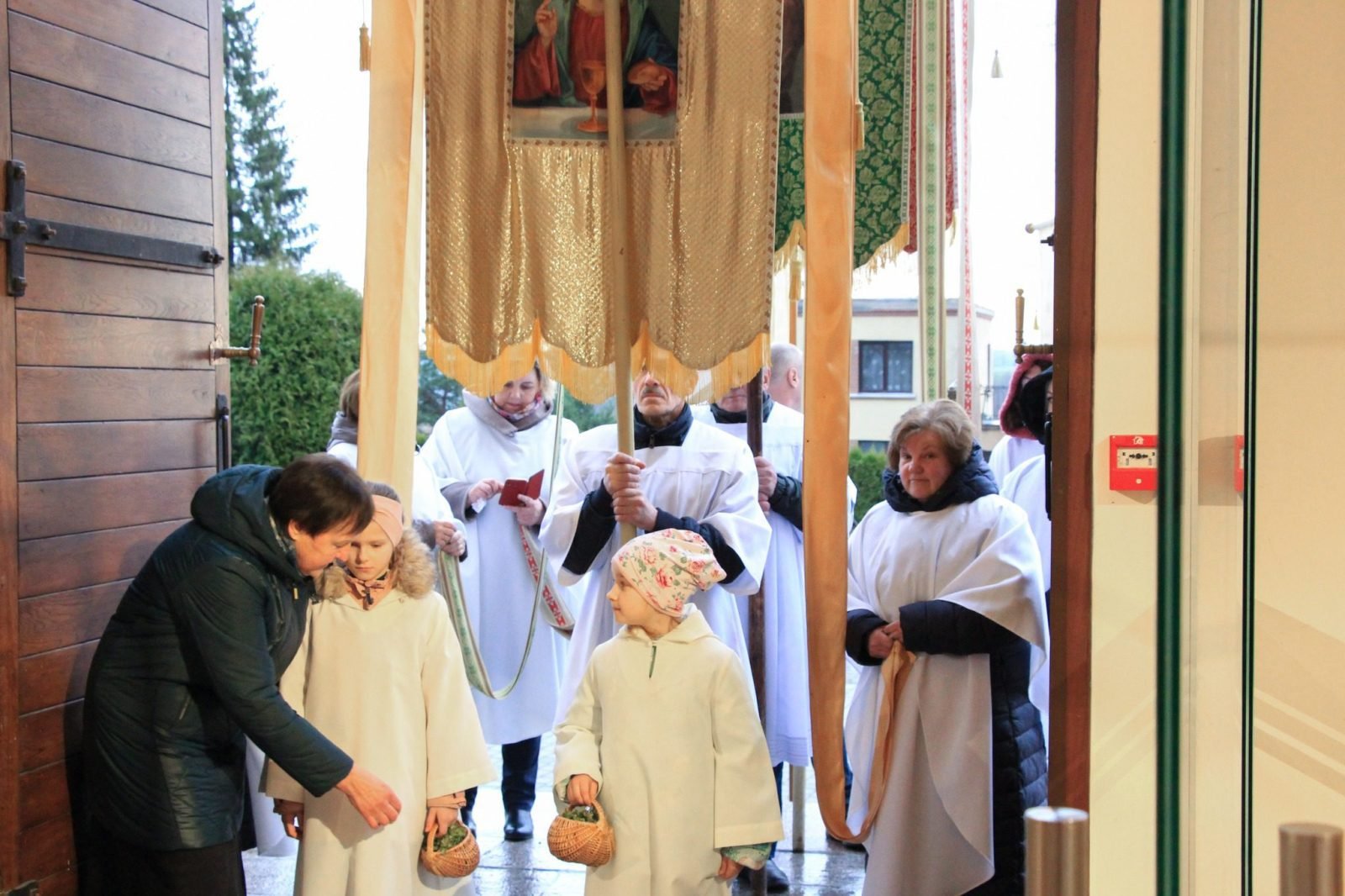 Šv. Velykos Krekenavos bazilikoje / Bazilikos nuotr.