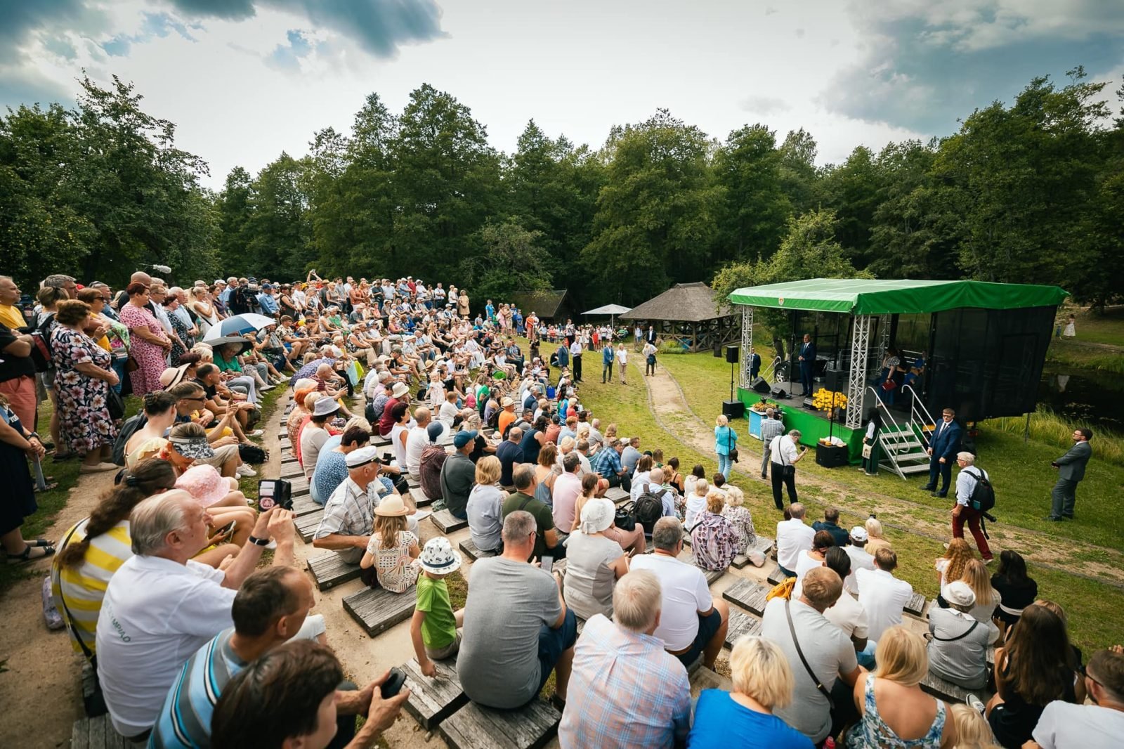 Šventės akimirka / LR Prezidentūros nuotr.