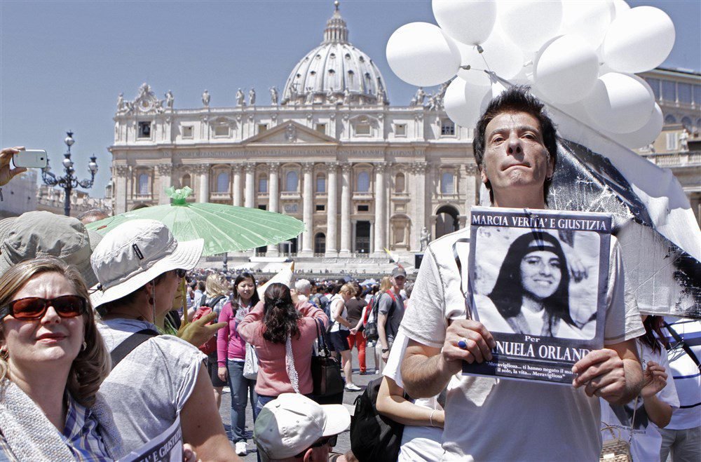 Pietro Orlandi, dingusios mergaitės Emanuelos Orlandi brolis / EPA nuotr.