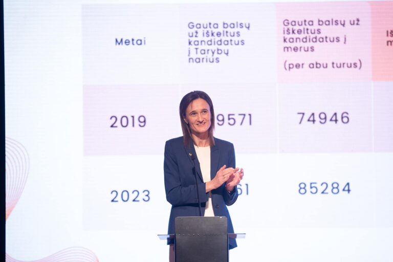 Seimo pirmininkė: gyventojai galėtų labiau prisidėti prie gynybos finansavimo