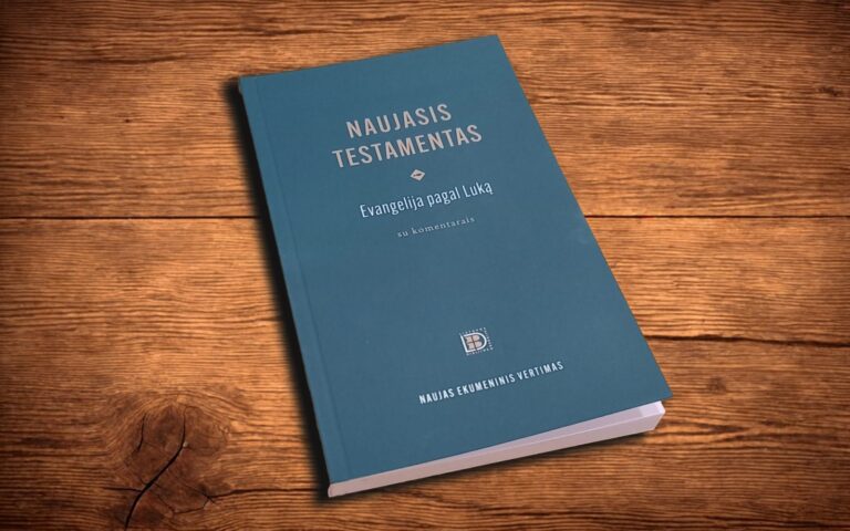 Pasirodė naujas Evangelijos pagal Luką vertimas su komentarais