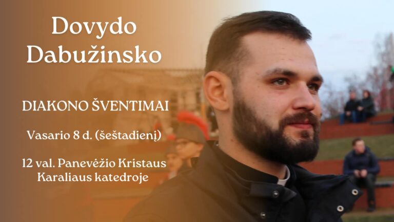Panevėžyje diakono šventimai