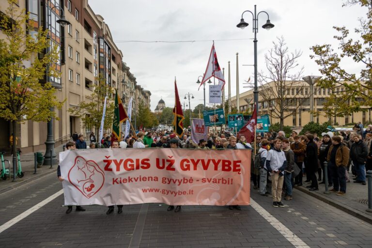 Vilniuje įvyko „Žygis už gyvybę“