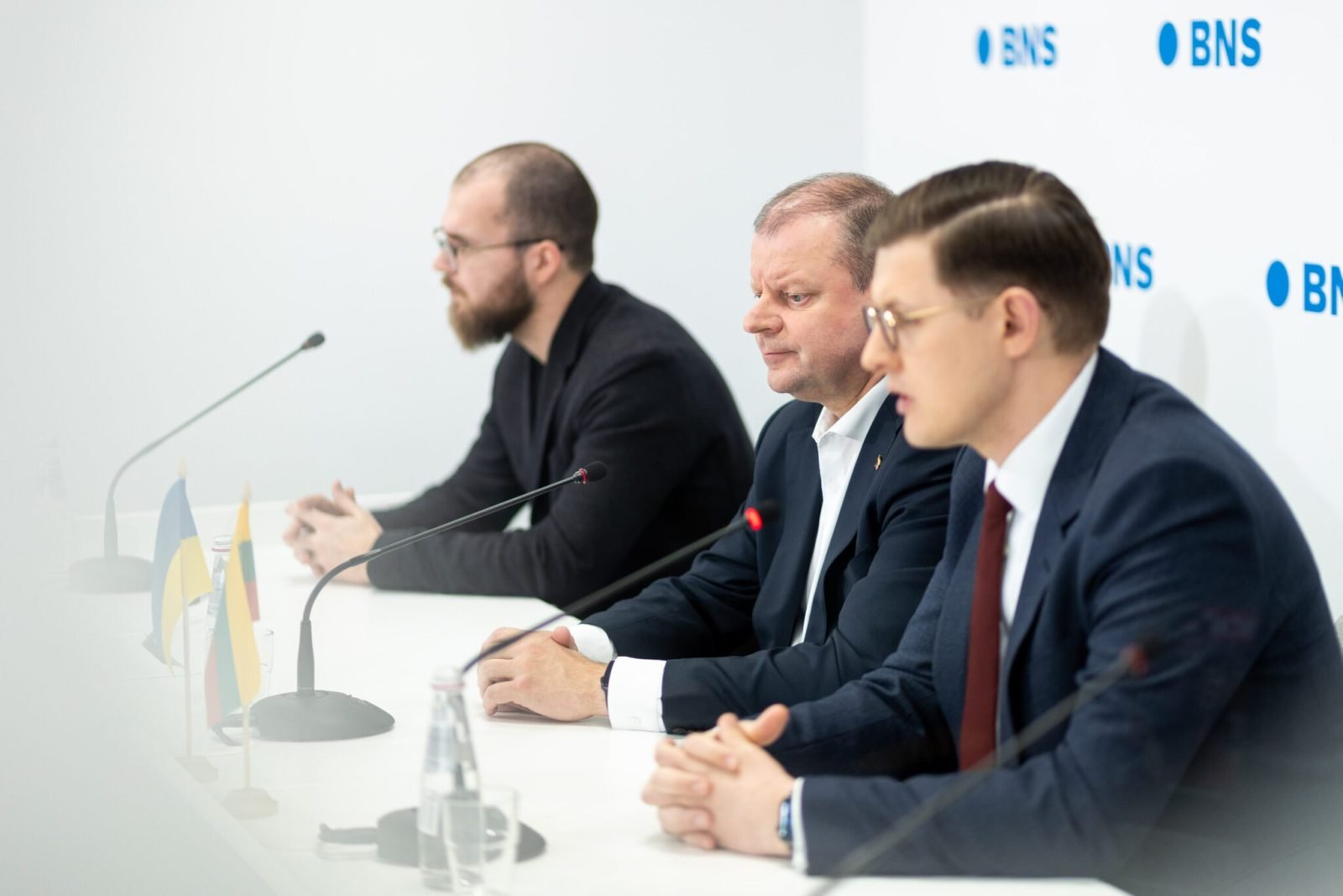 Demokratų sąjungos „Vardan Lietuvos“ spaudos konferencija po merų rinkimų / BNS nuotr.