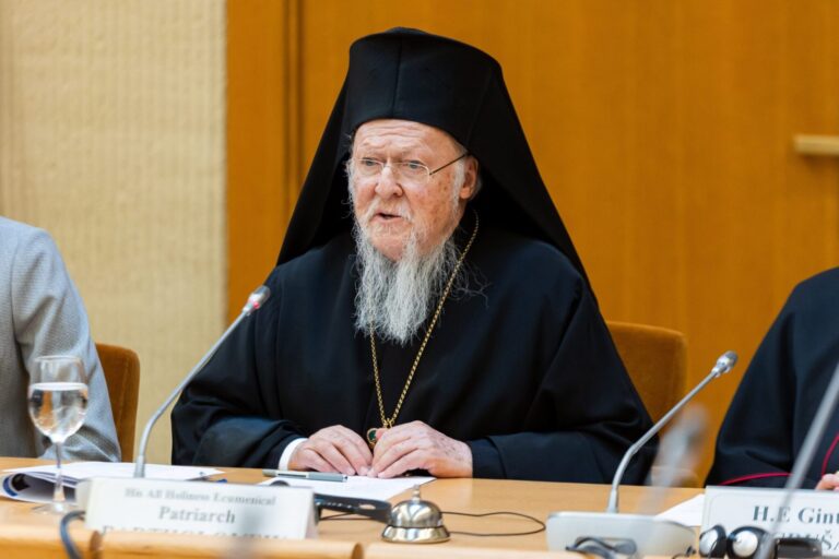 Konstantinopolio patriarchas Baltramiejus: atsiribojimas nuo Dievo gimdo savininkišką ir išnaudotojišką požiūrį į kūriniją