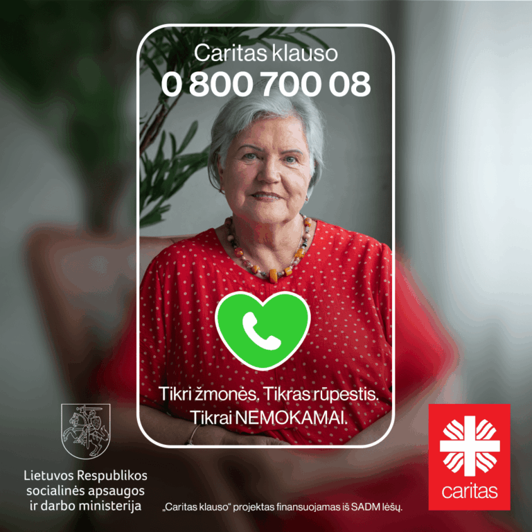 Lietuvos Caritas pradeda įgyvendinti naują projektą vyresnio amžiaus žmonėms
