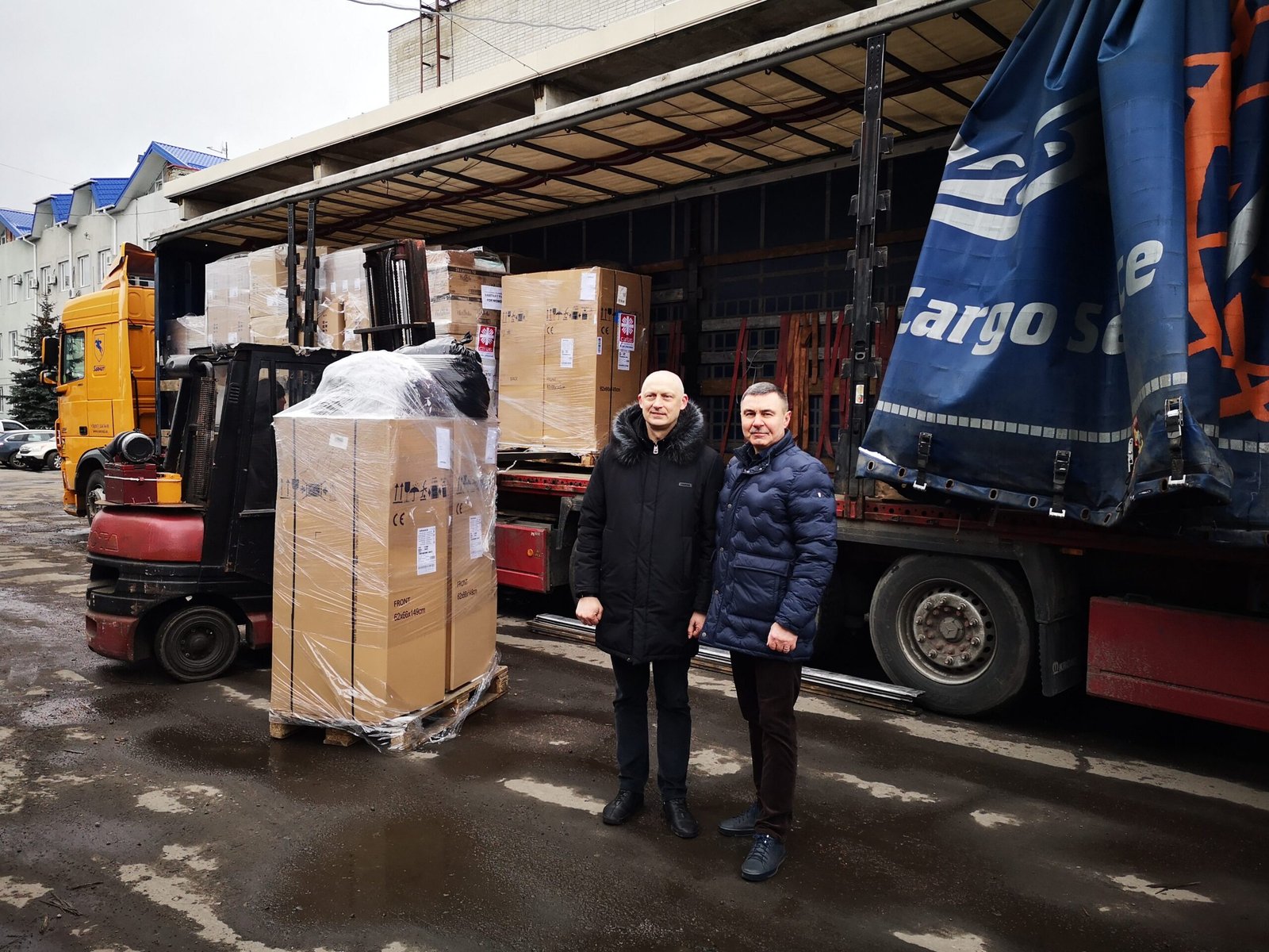 Caritas paramos pristatymas Dnipre, Ukrainoje / Carito nuotr.