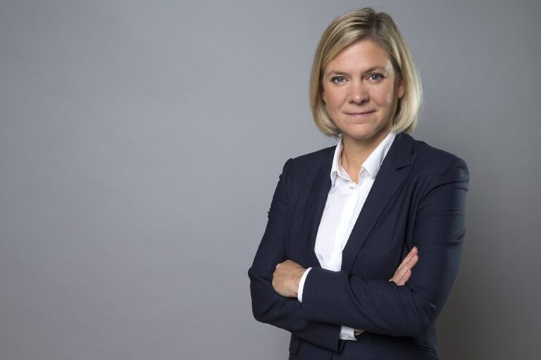 M. Anderson tapo pirmąja moterimi Švedijos premjero poste