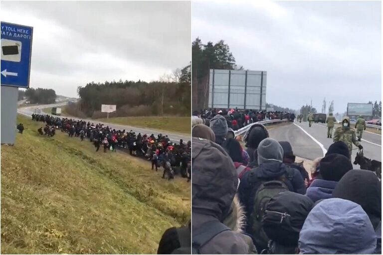 Lenkijos VRM: atremtas migrantų bandymas prasiveržti per sieną iš Baltarusijos