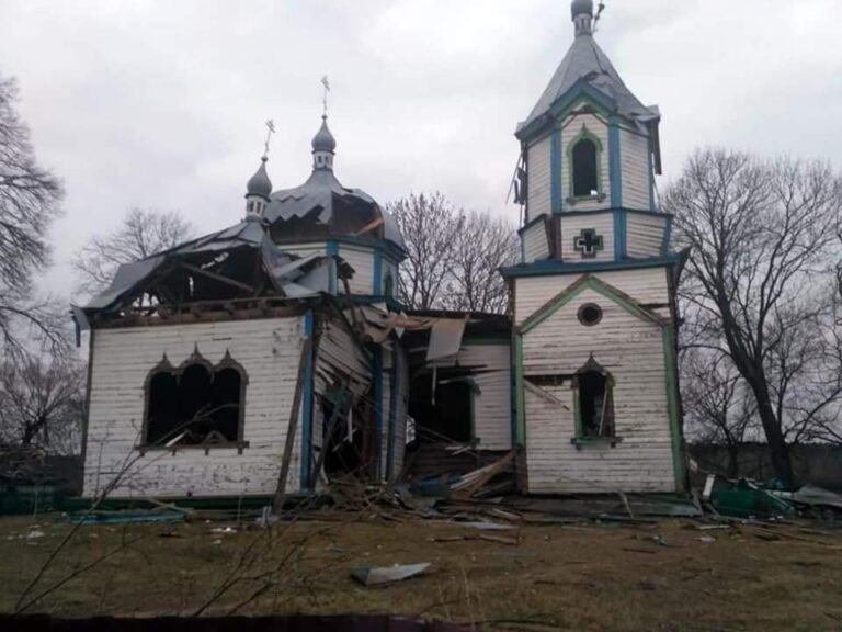 Per karą Ukrainoje niokojamos bažnyčios