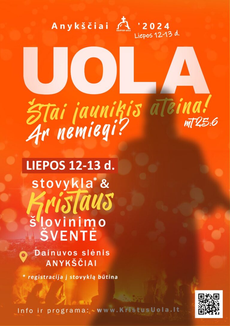 Anykščiuose vyks šlovinimo šventė „Uola”