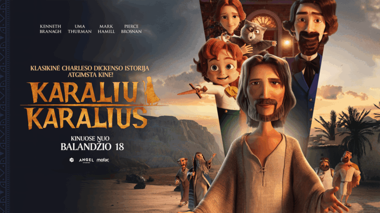 Šalies kino teatruose – animacinė Jėzaus istorija „Karalių Karalius”
