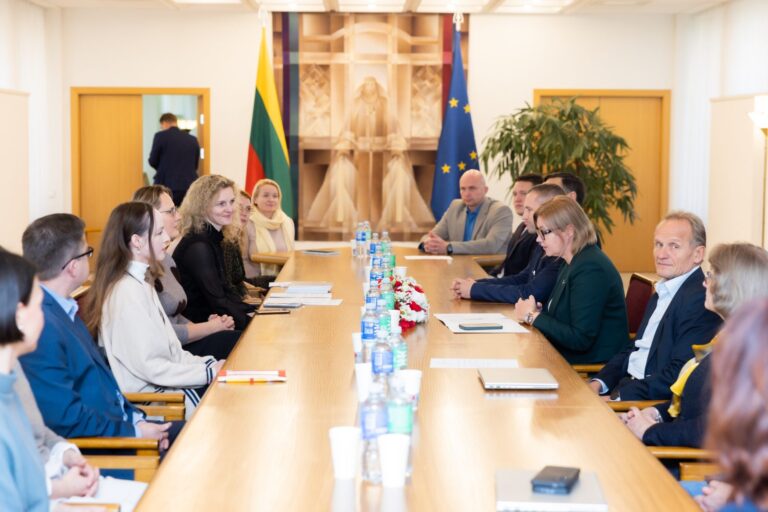 „Žygio už gyvybę“ organizatoriai susitiko su Seimo Laikinosios šeimos politikos grupės nariais