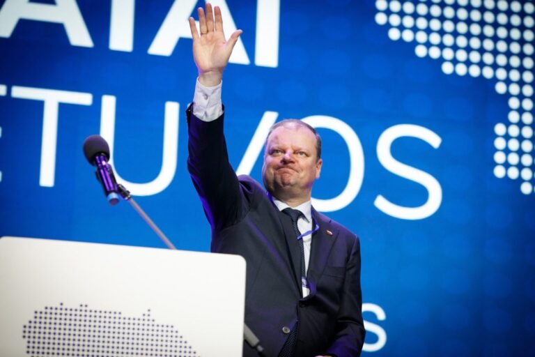 Suvažiavime Palangoje įsteigta S. Skvernelio vedama Demokratų sąjunga „Vardan Lietuvos“