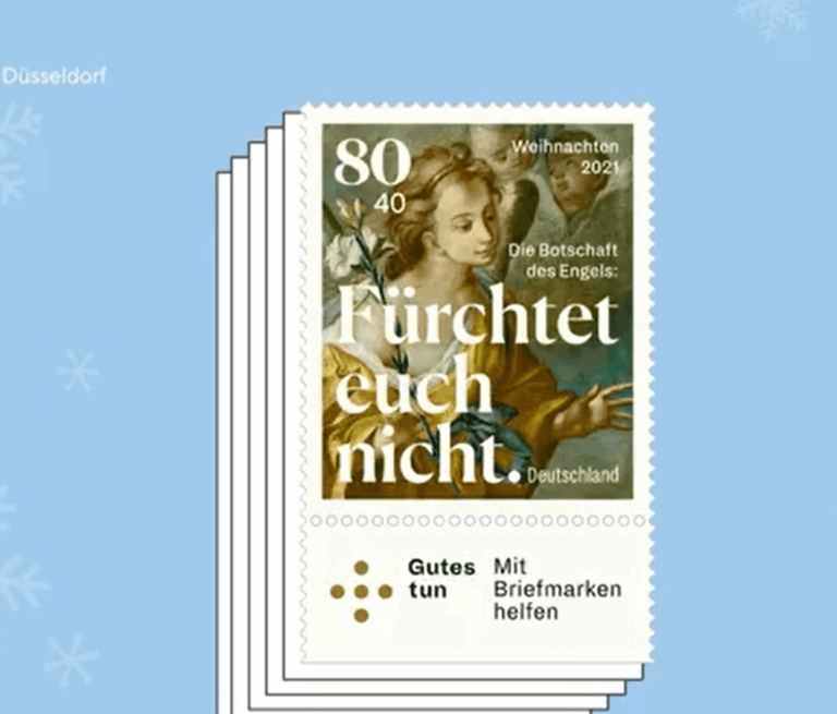 Vokietijos vyriausybė išleido  aiškiai krikščionišką pašto ženklą