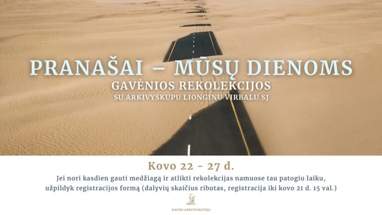 Kuo Senojo Testamento pranašai gali padėti mums Gavėnios kelionėje?