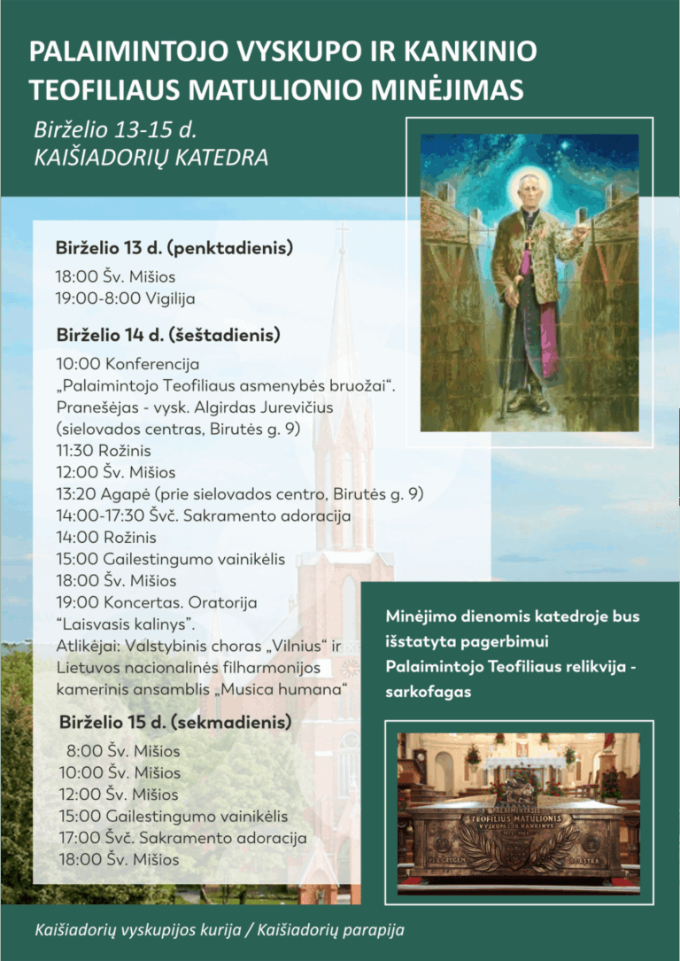 Palaimintojo Teofiliaus minėjimas