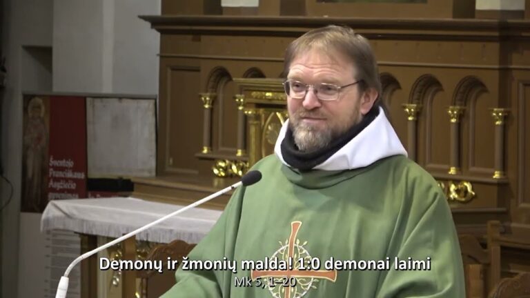 Br. Paulius Vaineikis OFM. Demonų ir žmonių malda! 1:0 demonai laimi
