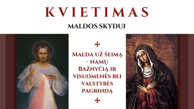 Krikščionis suvienijusi maldos akcija už šeimą įgavo maldos skydo pavidalą ir kviečia melstis toliau