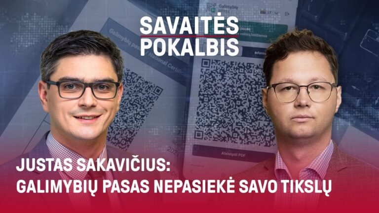 Pokalbis su Sveikatos Teisės Instituto atstovu, advokatu Justu Sakavičiumi.