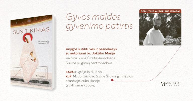 Br. Jokūbas Marija Goštautas: noriu perteikti gyvo maldos gyvenimo patirtį