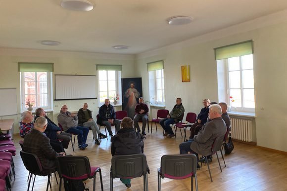 Susitikimo akimirka / Kauno arkivyskupijos nuotr.