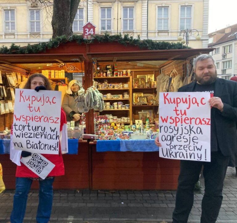 Baltarusijos vienuolės, remiančios Rusijos karą prieš Ukrainą, išvarytos iš mugės Lenkijoje