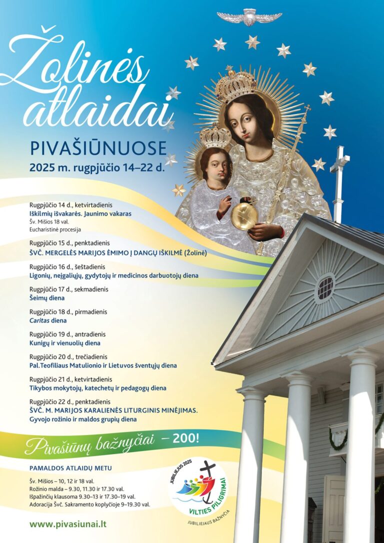 Švč. Mergelės Marijos Ėmimo į dangų (Žolinės) atlaidai Pivašiūnuose