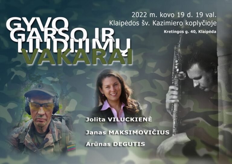 Gyvo garso ir liudijimų vakaras Klaipėdoje