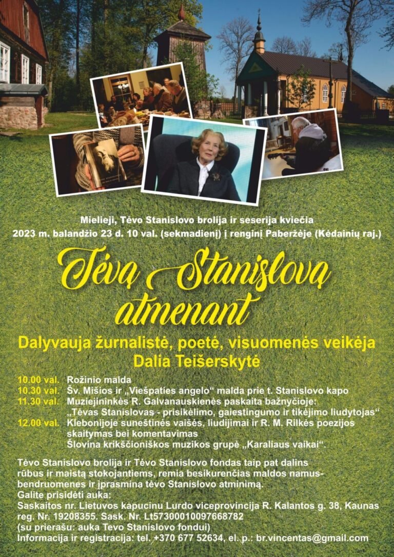 Paberžėje renginys Tėvui Stanislovui atminti