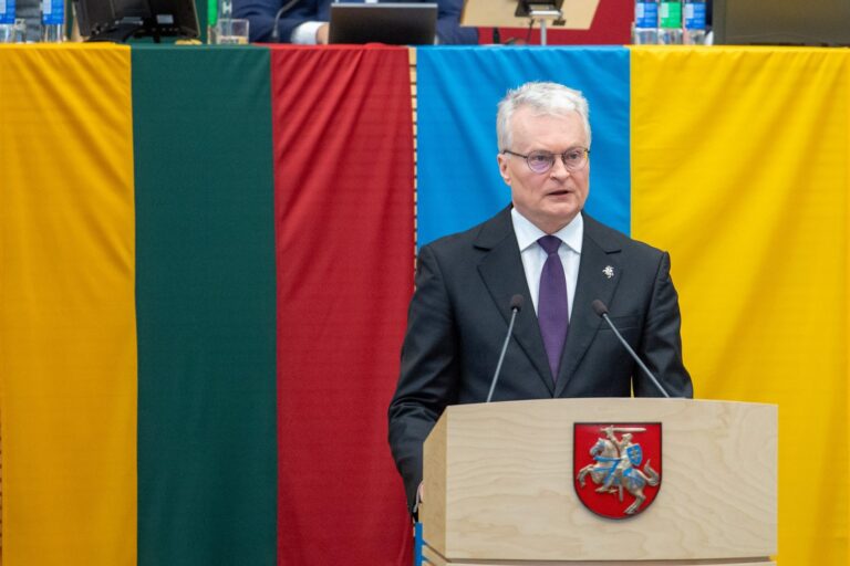Prezidentas Gitanas Nausėda Seime perskaitė savo metinį pranešimą
