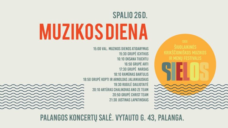Palangoje įvyko krikščioniškos muzikos ir menų festivalis „Sielos”