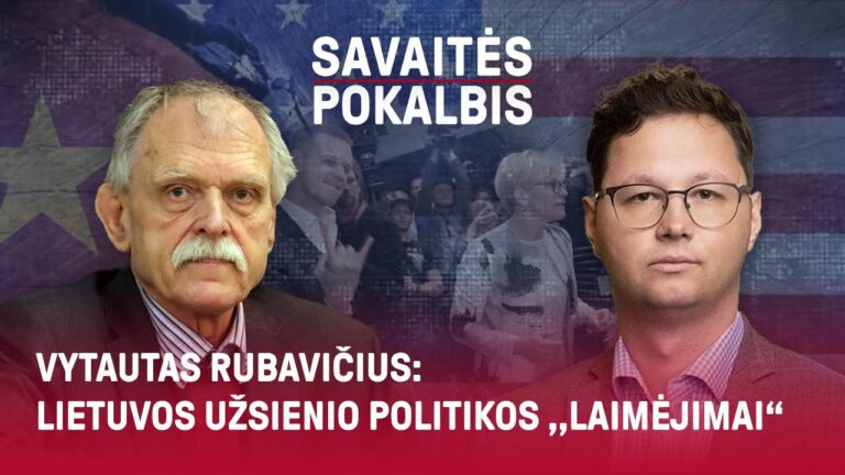 Savaitės pokalbis su dr. Vytautu Rubavičiumi