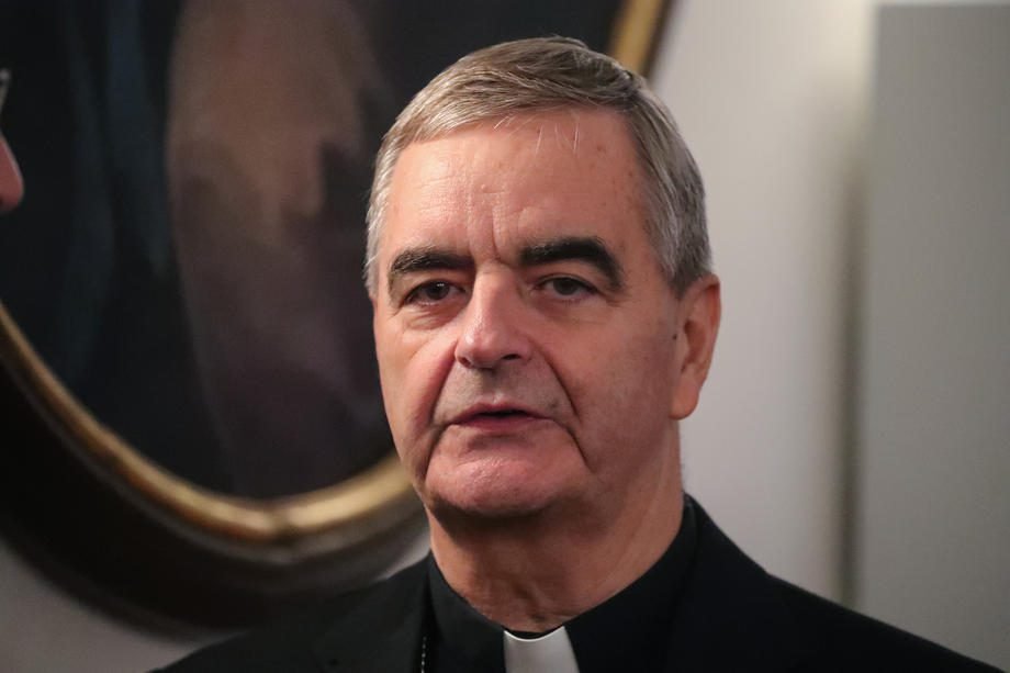 Popiežiaus pasiuntinys Vokietijoje, nuncijus arkivyskupas Nikola Eterovičiaus / EPA nuotr.